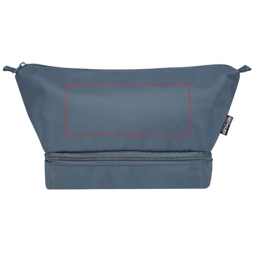 Sac de toilette de voyage Trip Aware™ de 6 L en matériaux recyclés Hale Blue