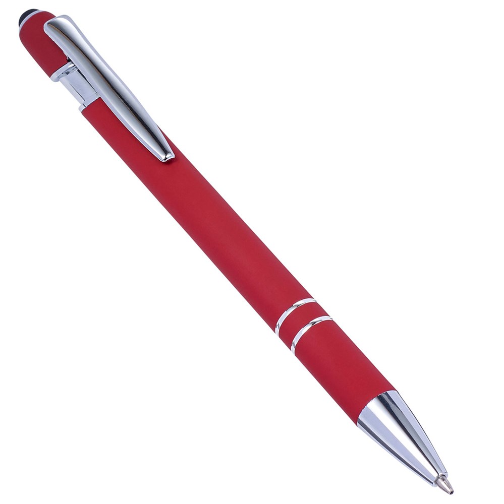 Kugelschreiber Softtouch Milano rot
