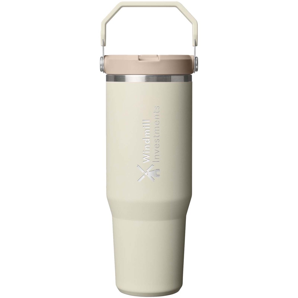 Stanley IceFlow™ 2.0 890 ml Thermobecher aus Edelstahl mit Flip Strohhalm creme