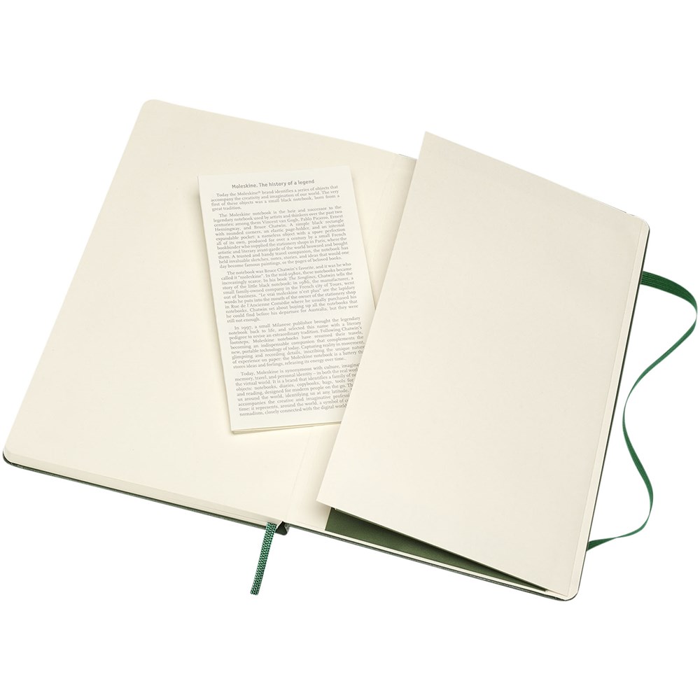 Moleskine Classic Hardcover Notizbuch L – liniert myrtengrün