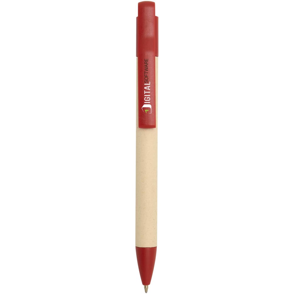 Stylo bille Liliana en papier de canne à sucre (encre bleue) Brick