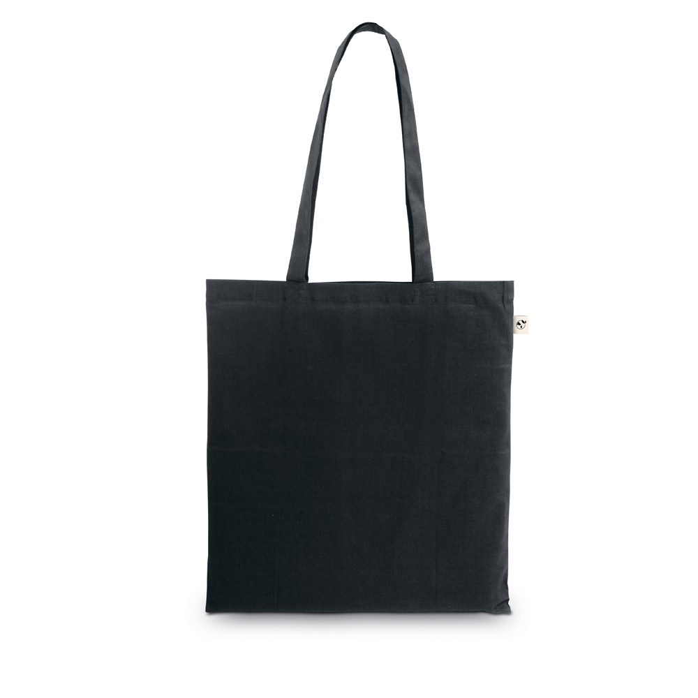 MEXICO Tasche aus recycelter Baumwolle (70%) und Polyester (30% rPET) (150 g/m²) schwarz
