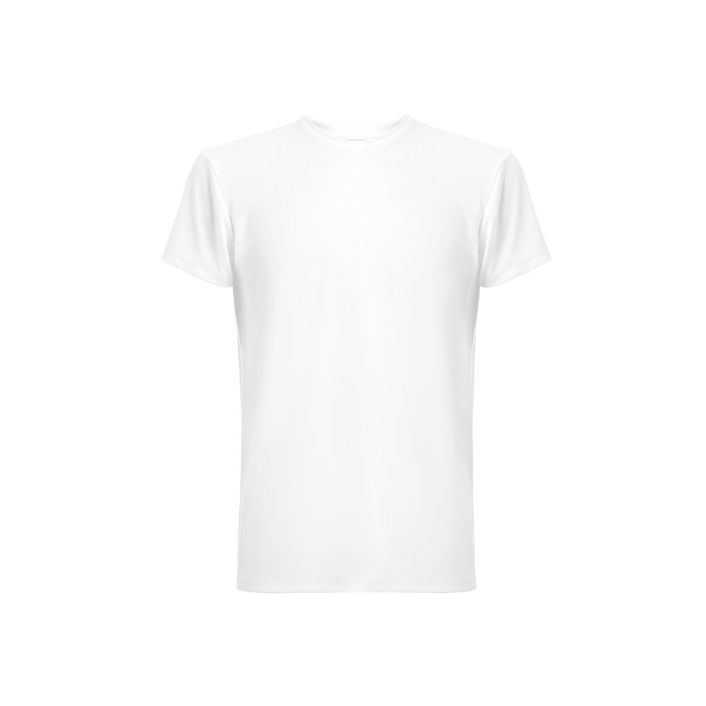 TUBE WH. T-Shirt aus Polyester und Elastan. Weisse Farbe