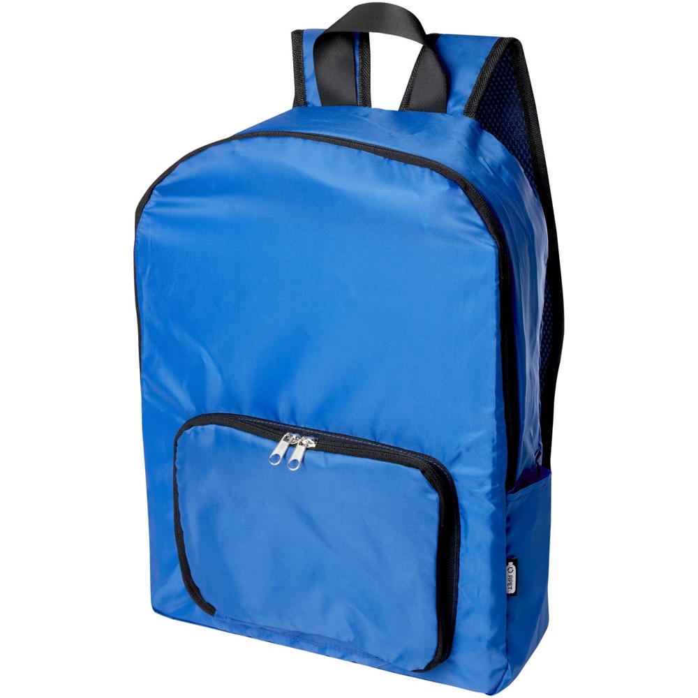 EcoFold faltbarer RPET Rucksack 15 L royalblau