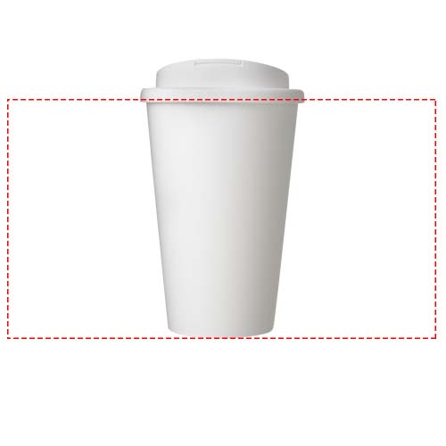 Brite-Americano® POP gobelet isotherme de 350 ml avec couvercle anti-éclaboussures Blanc