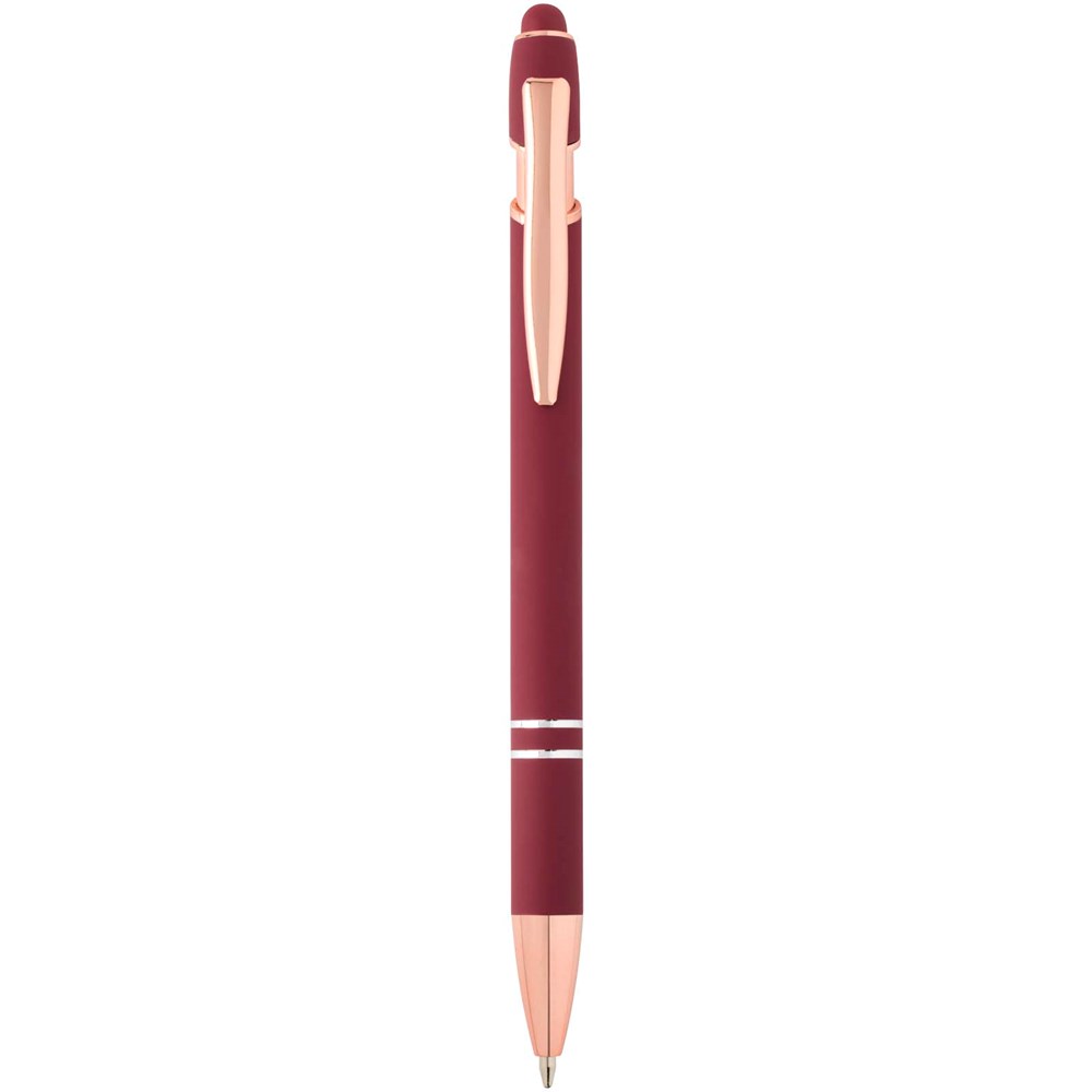 Nanna Kugelschreiber mit Roségold Finish bordeaux