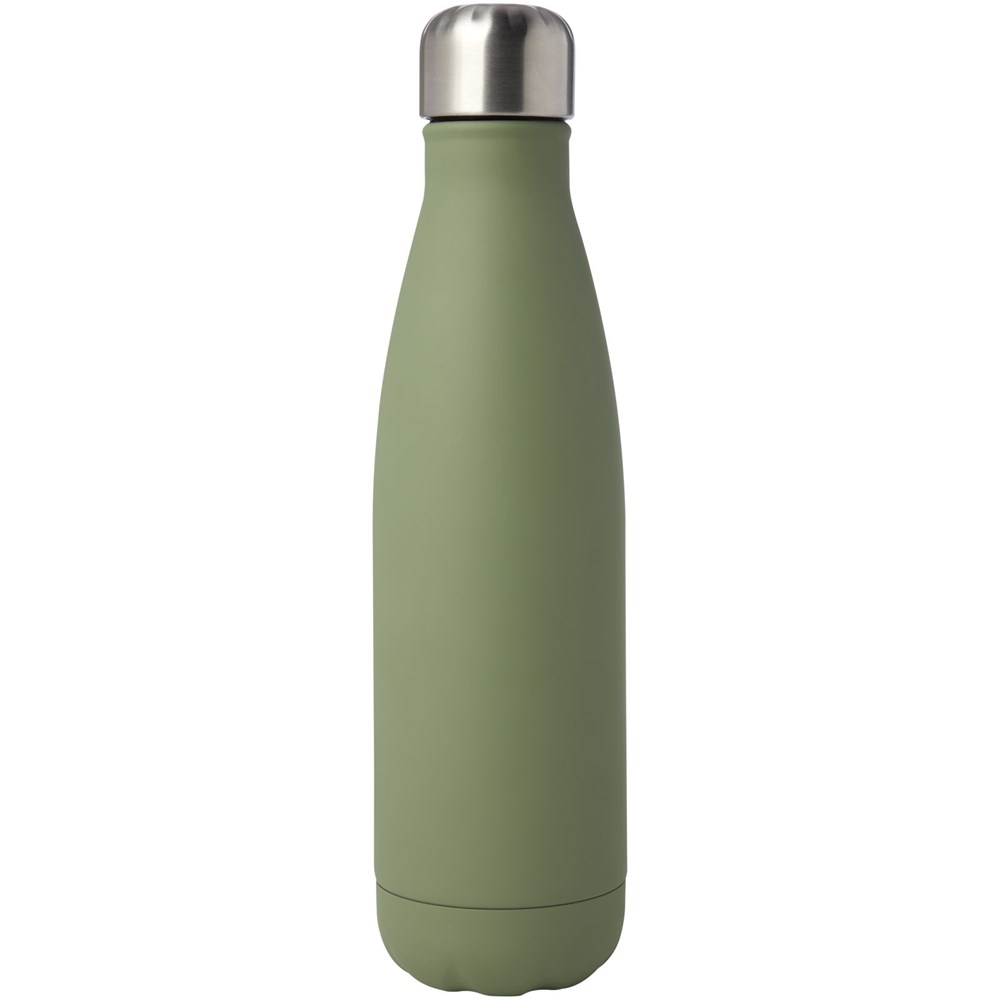 Bouteille isotherme sous vide Cove de 500 ml en cuivre et acier inoxydable recyclé certifié RCS  Vert bruyère