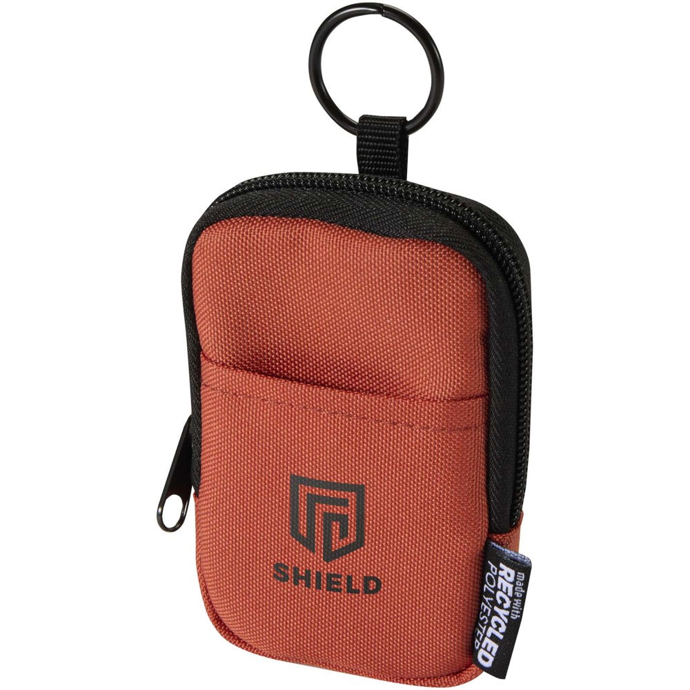 Petite pochette Byron Clip & Go recyclée certifiée GRS de 0,2 L Brique