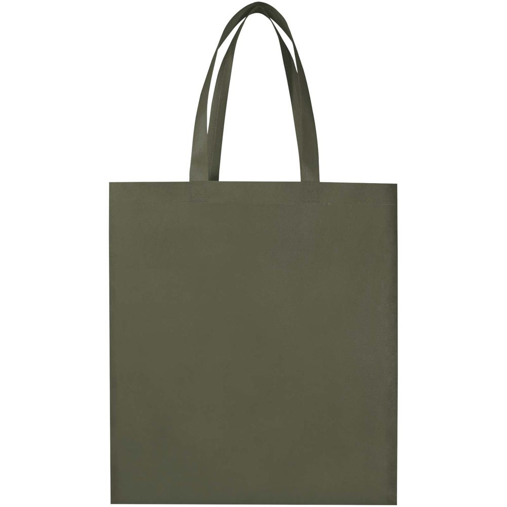 Sac shopping à soufflets EcoSeal non tissé recyclé et certifié GRS de 12 L Vert forêt