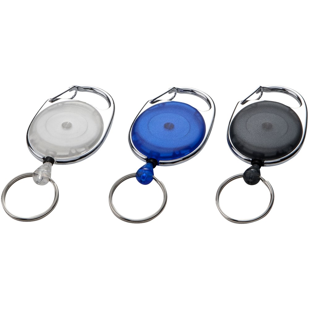 Gerlos Schlüsselkette mit Rollerclip blau