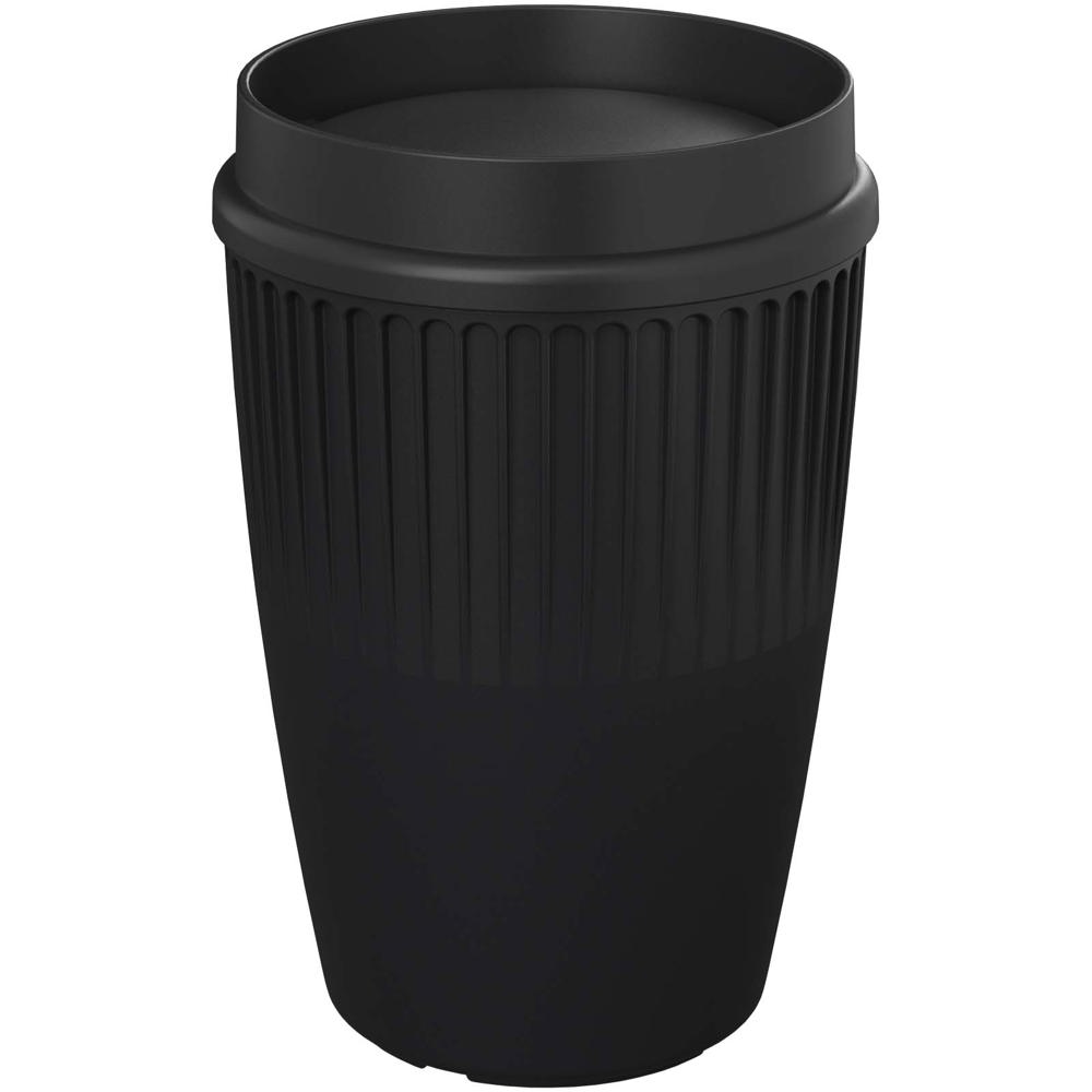 Gobelet Cirrus de 350 ml avec couvercle 360° Noir