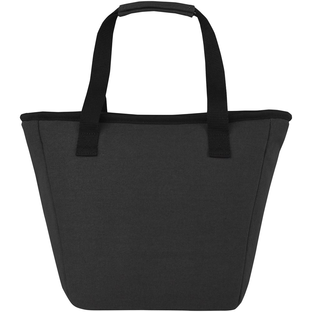 Joey GRS-recycelte Canvas Lunch Kühltasche 6 L für 9 Dosen schwarz
