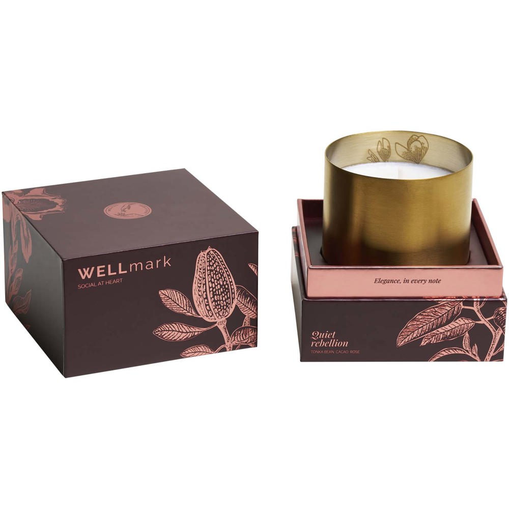 Bougie parfumée Wellmark doré
