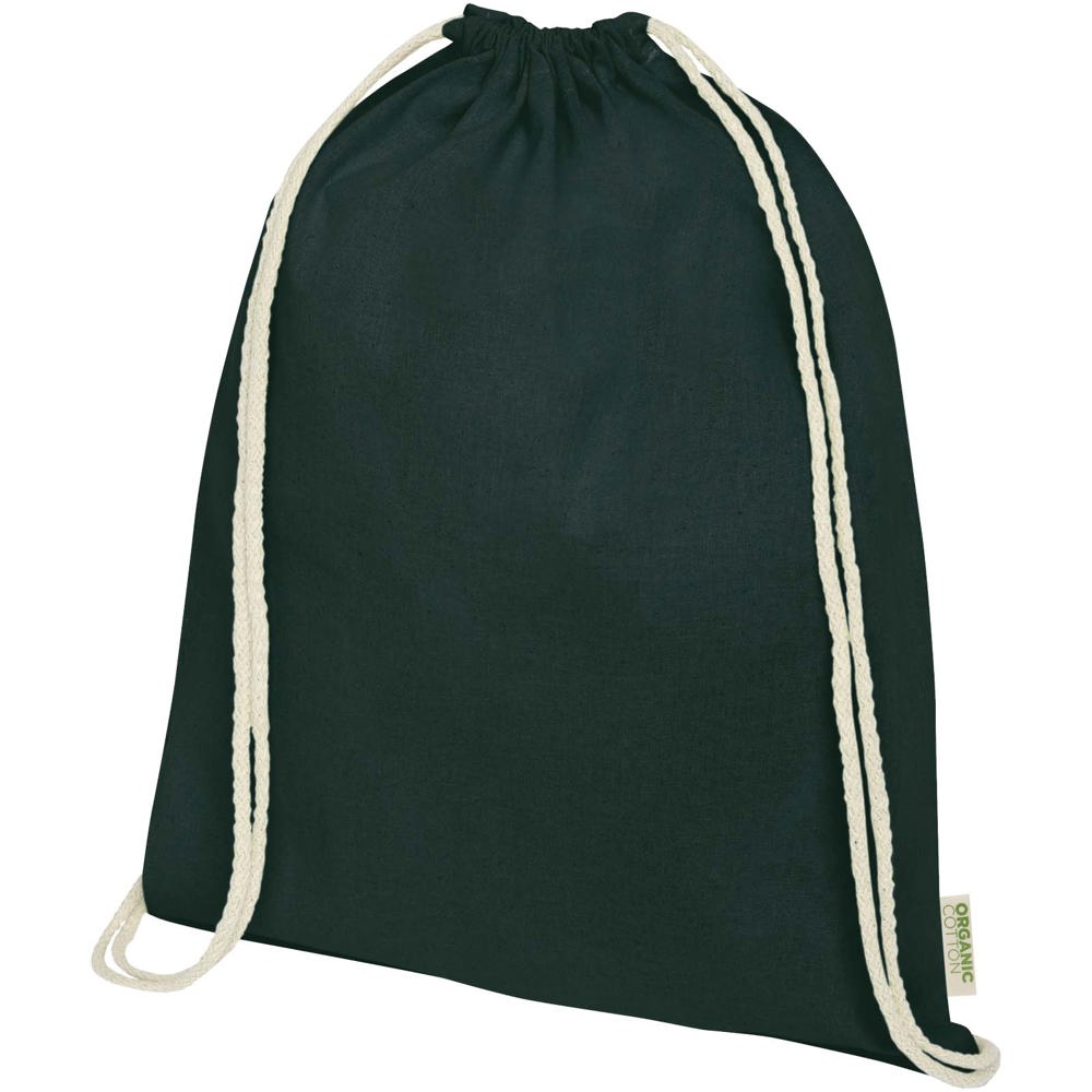 Orissa 140 g/m² Turnbeutel aus Bio-Baumwolle 5L dunkelgrün
