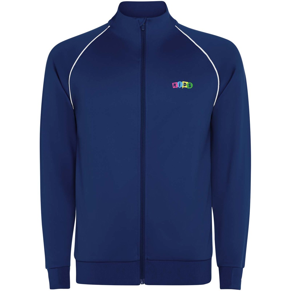 Valier Kinder Sweatshirt mit durchgehendem Reissverschluss marineblau