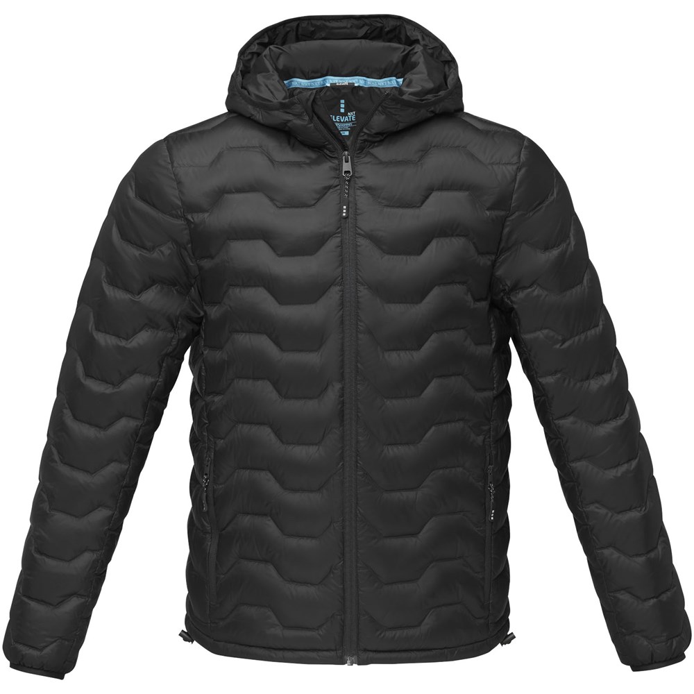 Veste duvet isotherme Petalite recyclée certifiée GRS pour homme Noir