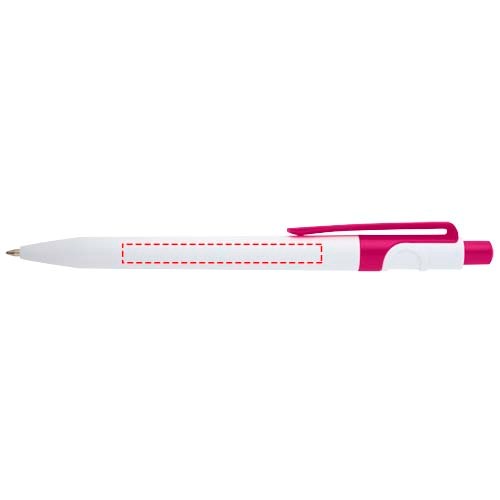 Stylo bille Unica en plastique recyclé (encre bleue) Magenta