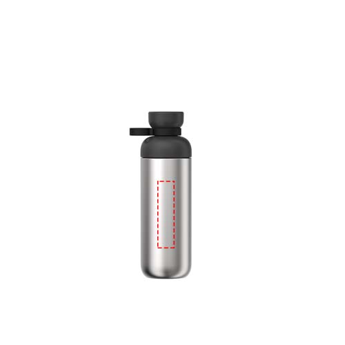 Bouteille d'eau en acier inoxydable recyclé Mepal Vita de 700 ml Noir