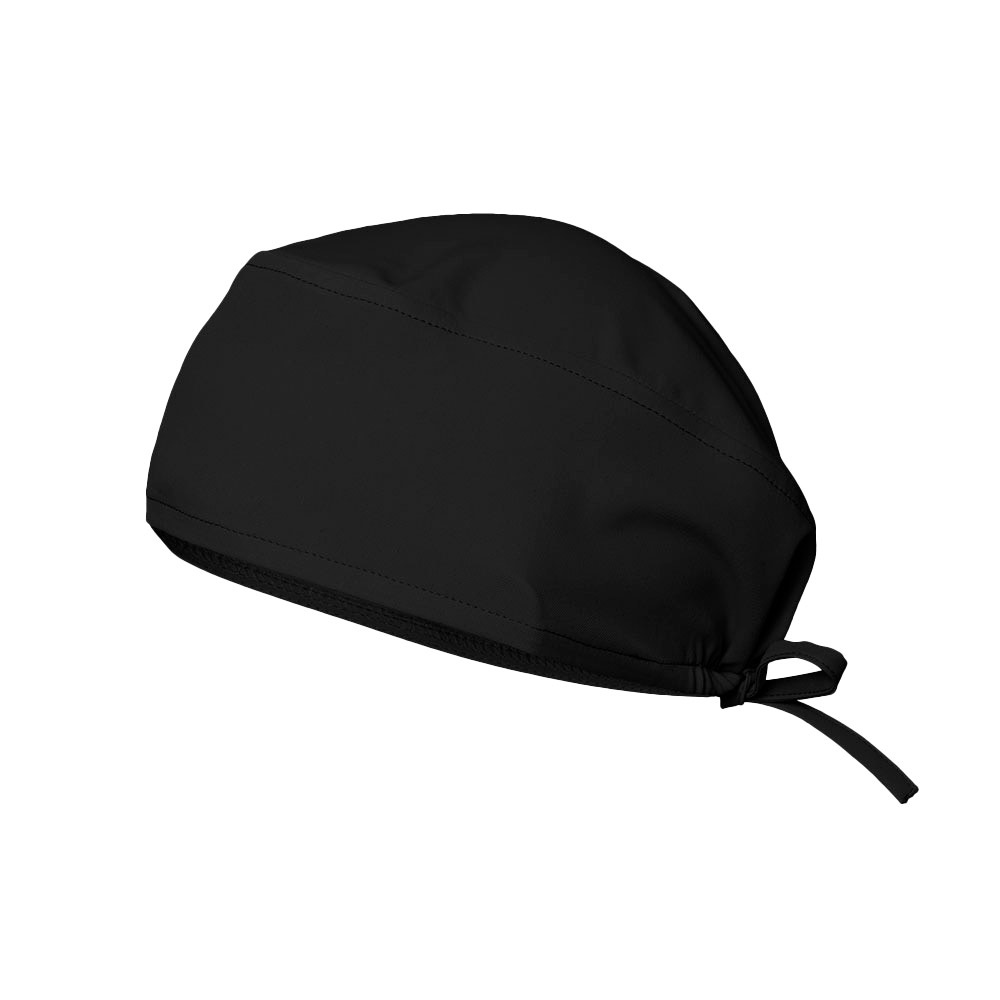 VL SAGA Hygienemütze (140 g/m²), aus 100 % Mikrofaser Schwarz