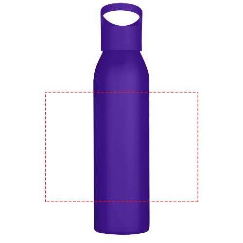 Bouteille d’eau Sky de 650 ml en acier inoxydable recyclé certifié RCS à simple paroi Violet moyen