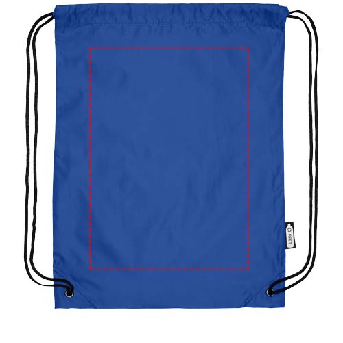 Sac à dos RPET Oriole avec cordon de serrage 5L bleu roi