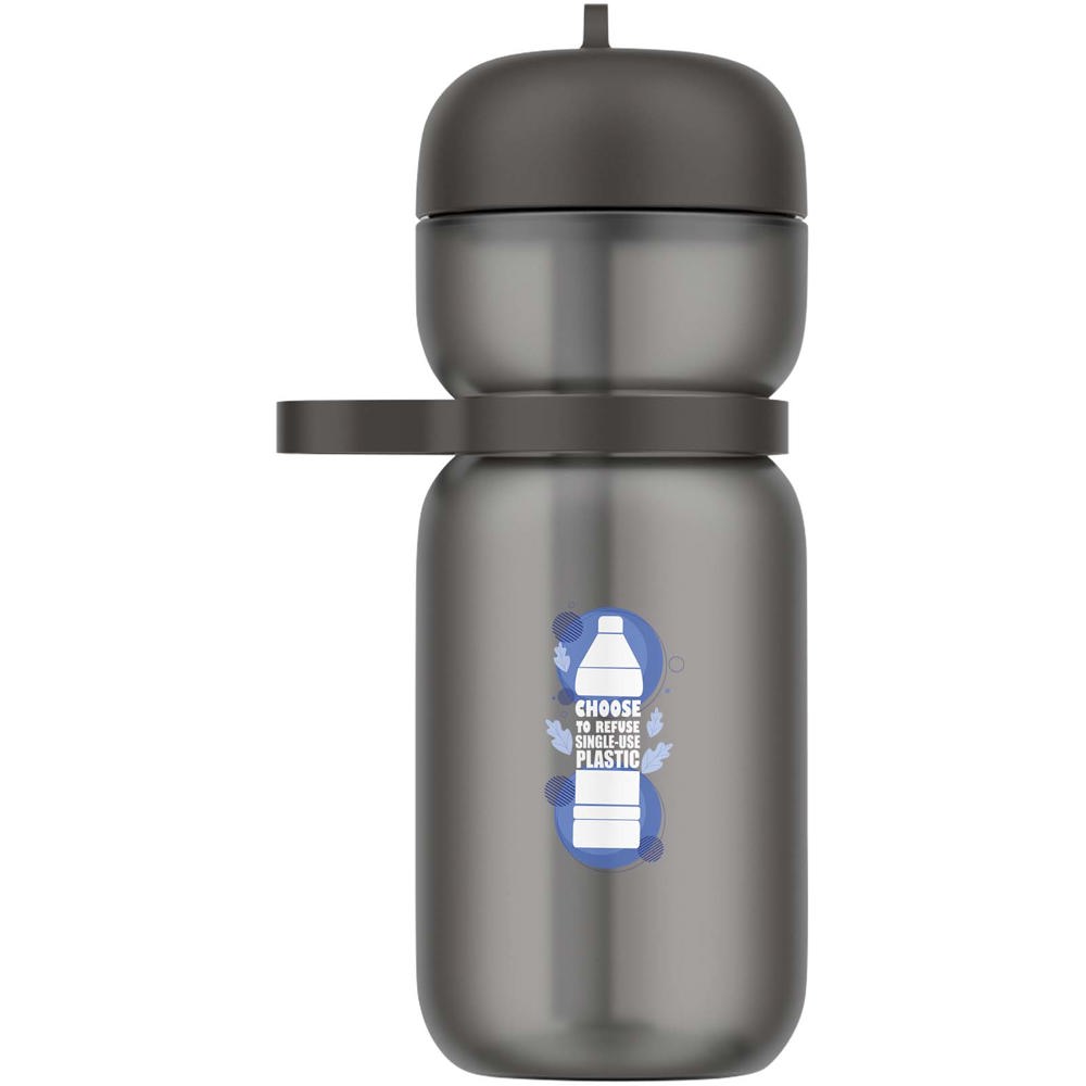 Mepal 600 ml Flip Sportflasche schwarz