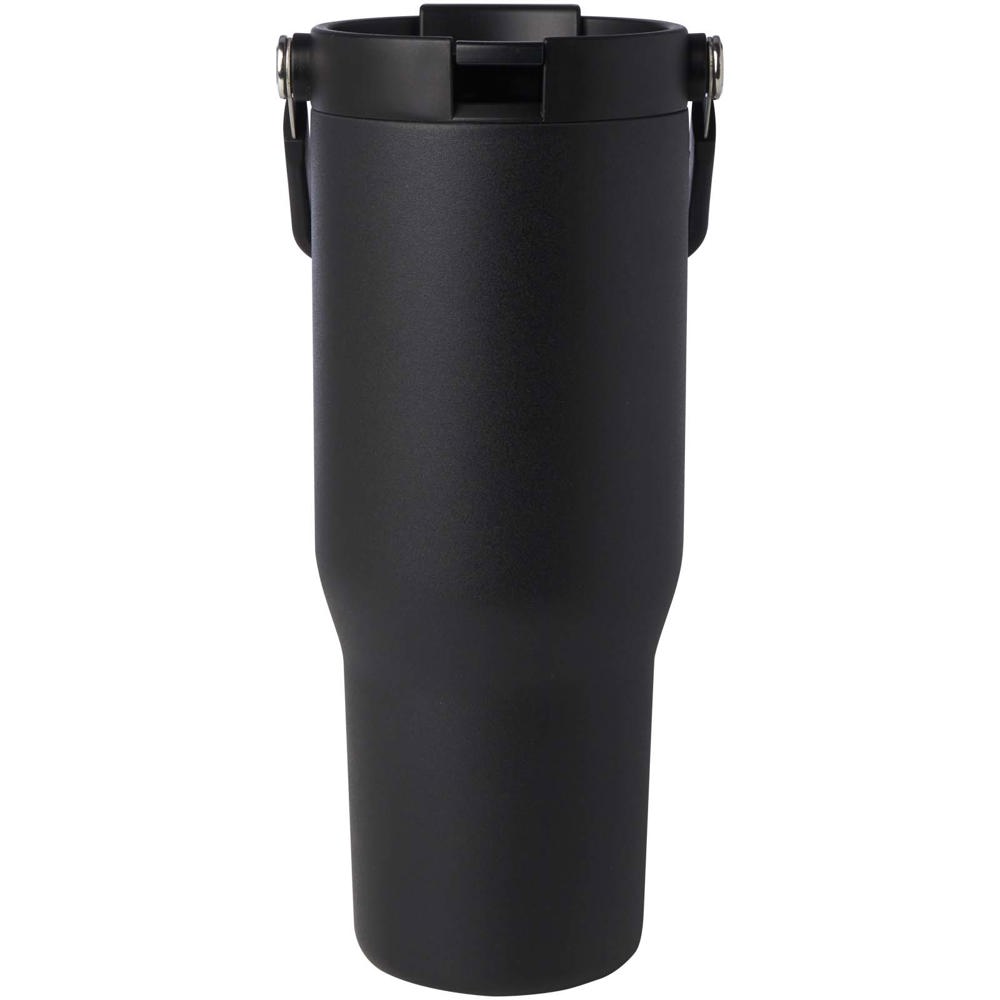 Bronx 900 ml RCS-zertifizierter Kupfer-Vakuum Isolierbecher aus Edelstahl mit Doppelfunktionsdeckel schwarz