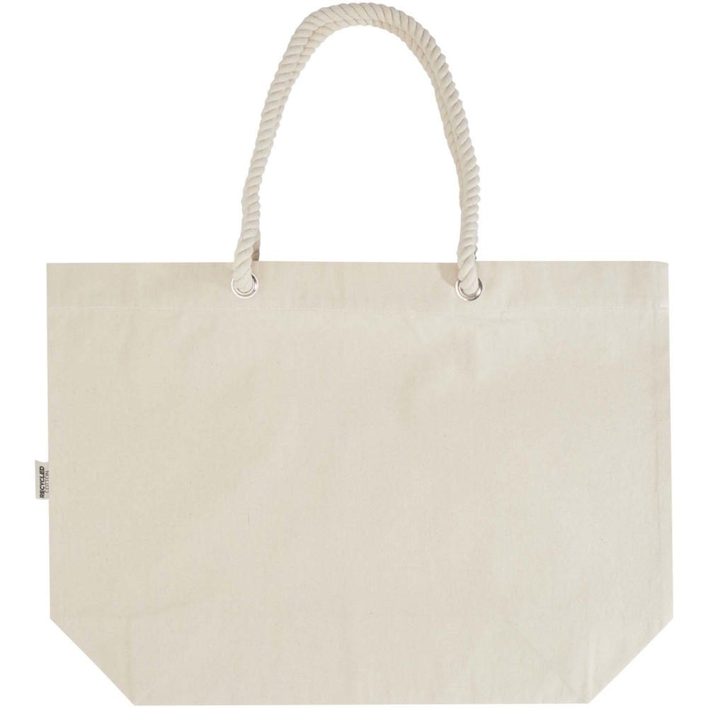 Florida 270 g/m² Strandtragetasche aus recyceltem GRS-Material natur, natur