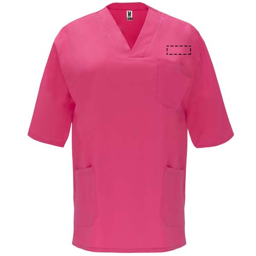 Panacea Kurzärmeliges Arbeitshemd, 160 g/m2, unisex rosé