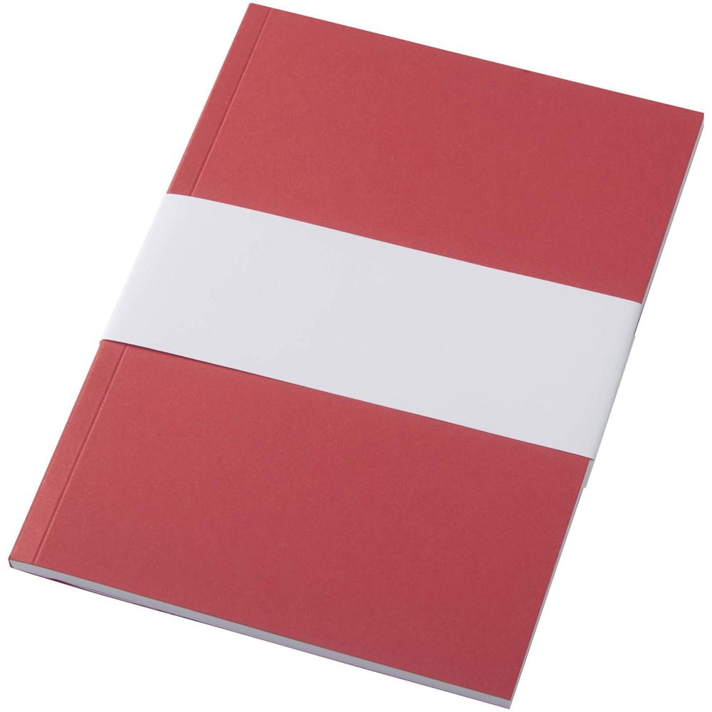 Novella Austen A5 Softcover Notizbuch aus Recyclingmaterial – 50 Blatt rot