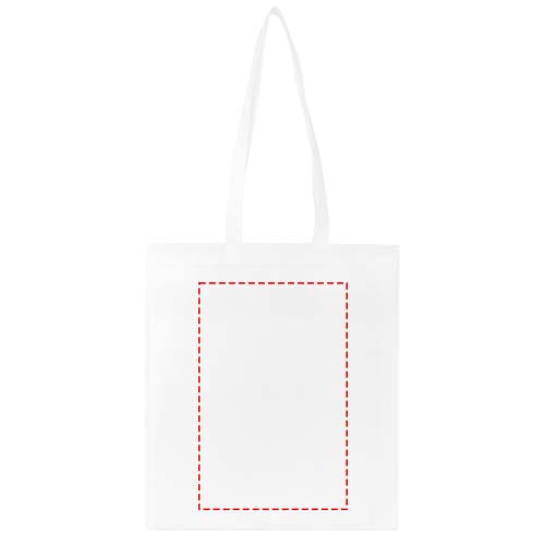 Sac shopping convention EcoSeal de 6 L non tissé en matériaux recyclés certifiés GRS Blanc