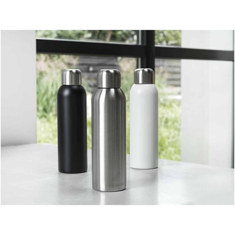 Bouteille d'eau Guzzle de 820 ml en acier inoxydable certifié RCS Argent