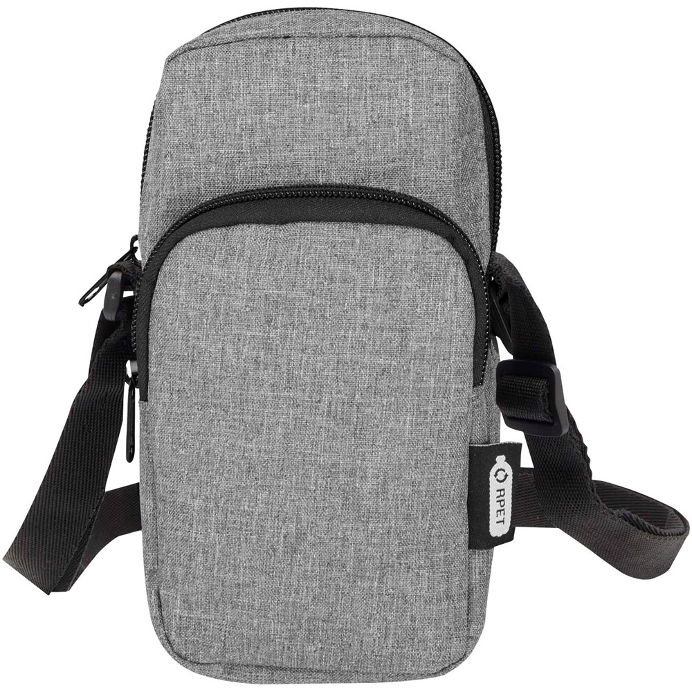 Ross Handytasche aus recyceltem GRS-Material heather grau
