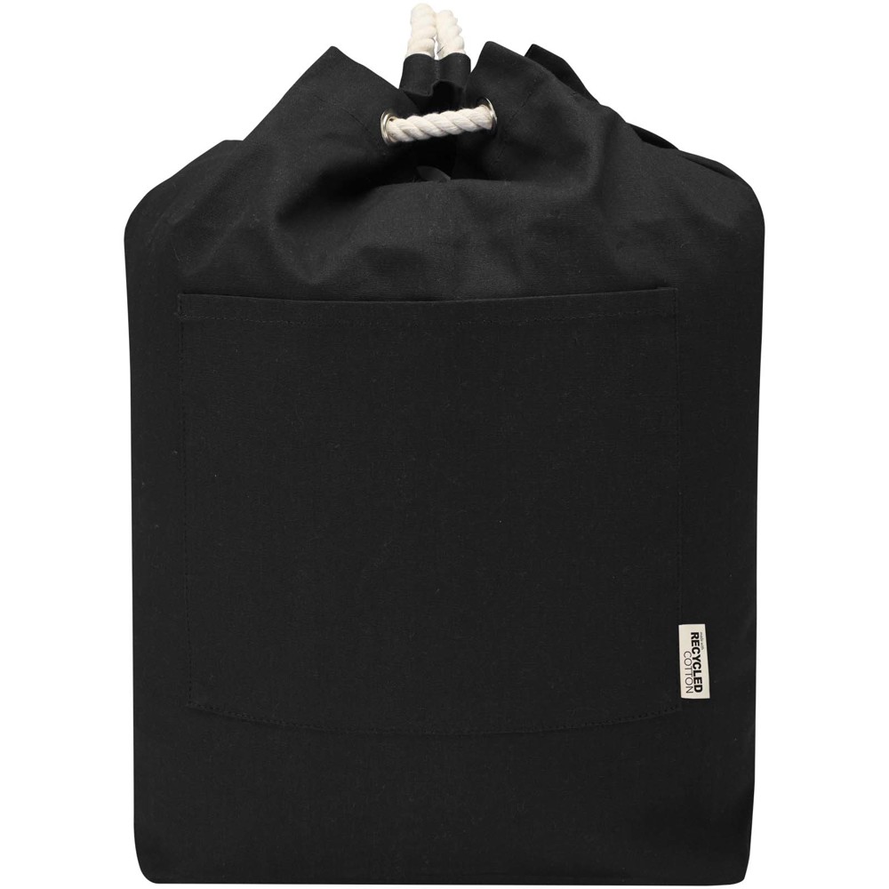 Sac de voyage de style marin Florida, 270 g/m², certifié GRS, 15 L noir
