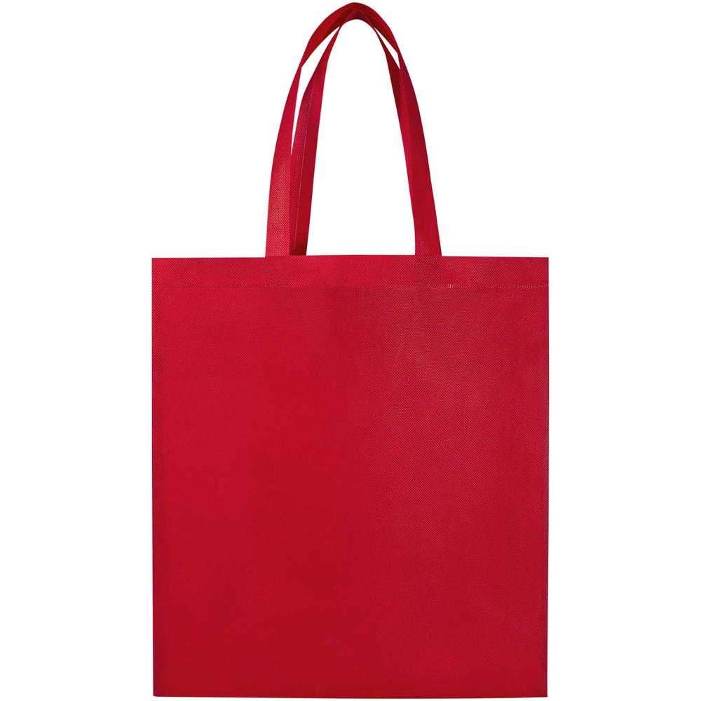Sac shopping à soufflets EcoSeal non tissé recyclé et certifié GRS de 12 L Rouge