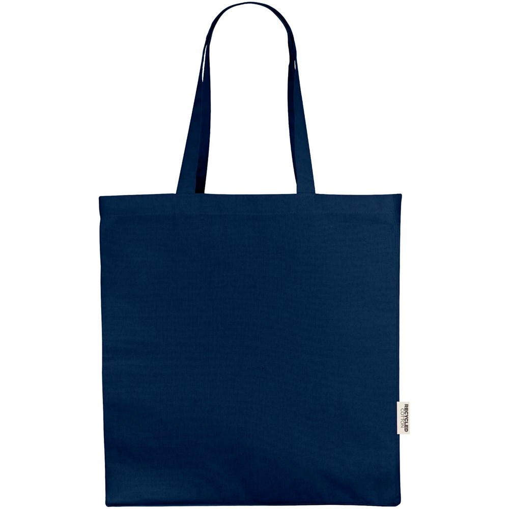 Odessa 220 g/m² recycelte Baumwoll Tragetasche 13L navy