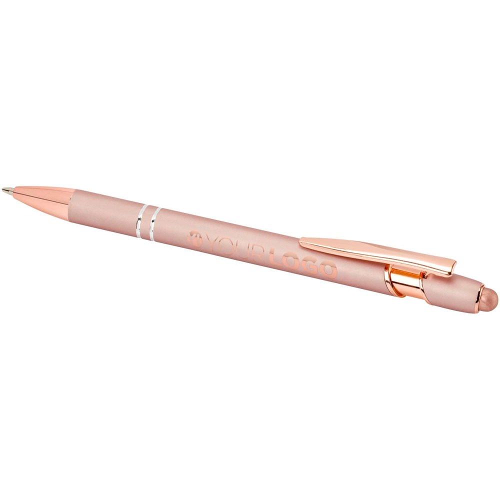 Nanna Kugelschreiber mit Roségold Finish (blaue Mine) Dusty Pink