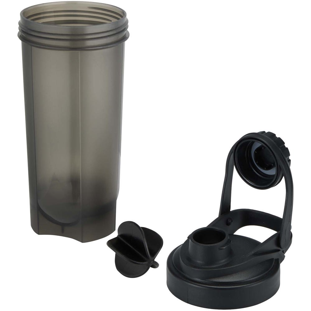 Bouteille de sport Forza de 700 ml avec bille de shaker noir