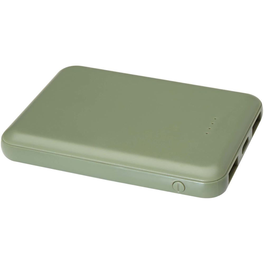 Asama 5000 mAh Typ-C Powerbank aus recyceltem Kunststoff heather grün