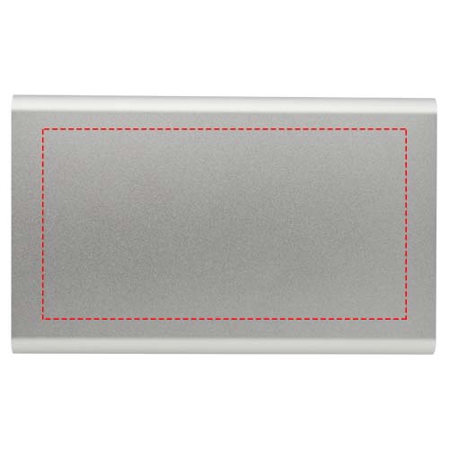 Batterie de secours en aluminium Pep de type-C de 4 000 mAh Argent