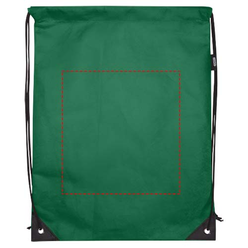 Evergreen Sportbeutel aus recyceltem GRS Non Woven 5 L grün