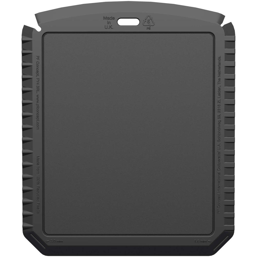 Grattoir à glace Thrym rectangulaire et en plastique recyclé Noir