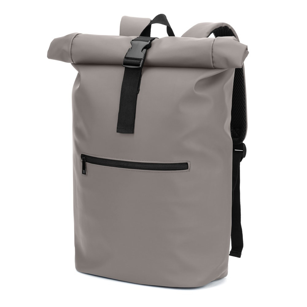 PORTLAND. Roll-Top-Rucksack aus PU mit Laptopfach, 16“