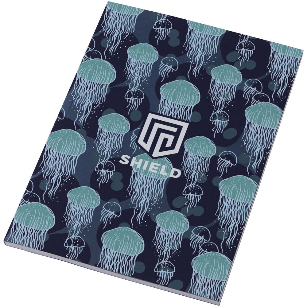 Carnet à couverture souple A5 Novella Austen Colours avec 50 feuilles Bleu