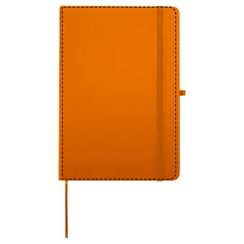 Carnet à couverture rigide en papier recyclé Spectrum A5 orange