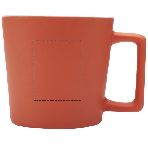 Tasse Cali de 370 ml en céramique avec finition mate Orange