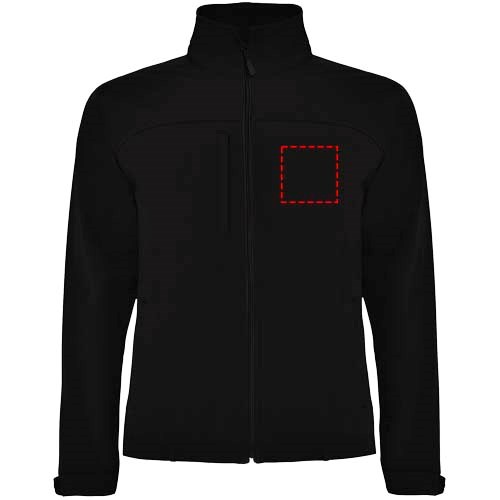 Rudolph Softshelljacke Unisex schwarz