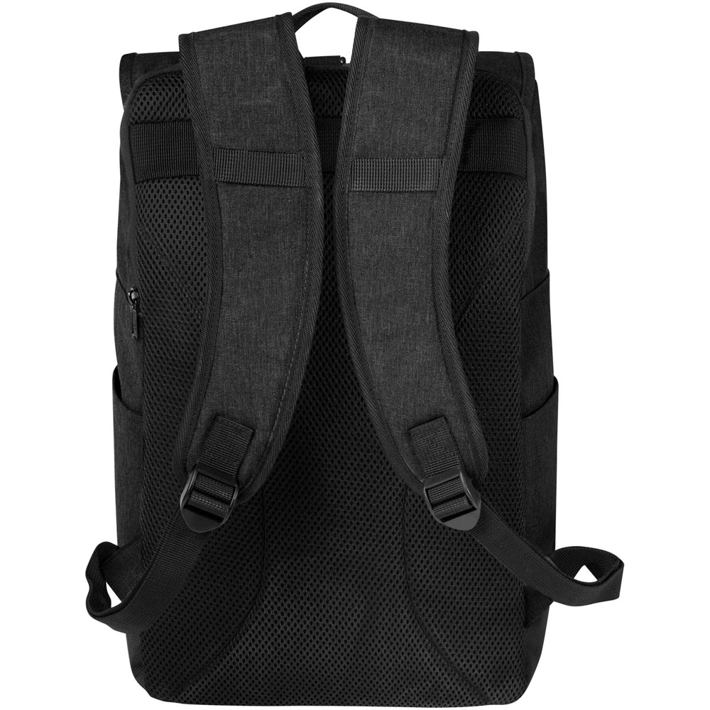 Sac à dos Hoss recyclé GRS avec rabat enroulable pour ordinateur portable de 15,6
