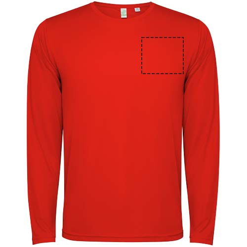 T-shirt Estoril à manches longues pour enfant Rouge