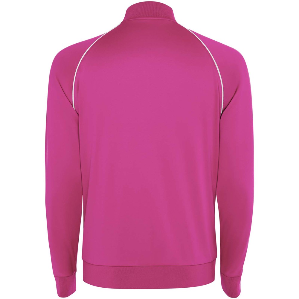 Valier Kinder Sweatshirt mit durchgehendem Reissverschluss fluorrosa